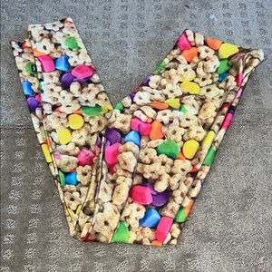 Zara Terez Multicolor Cereal Print Joggers XS